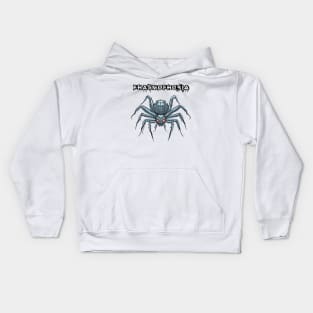 phasmophobia with spider Kids Hoodie